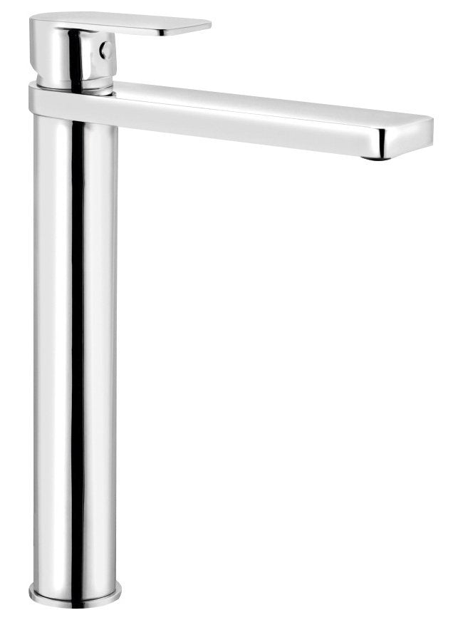 Aqualine Daphne Hoge Wastafelkraan Chroom