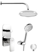 DAPHNE Complete Inbouw Doucheset met Muuraansluiting