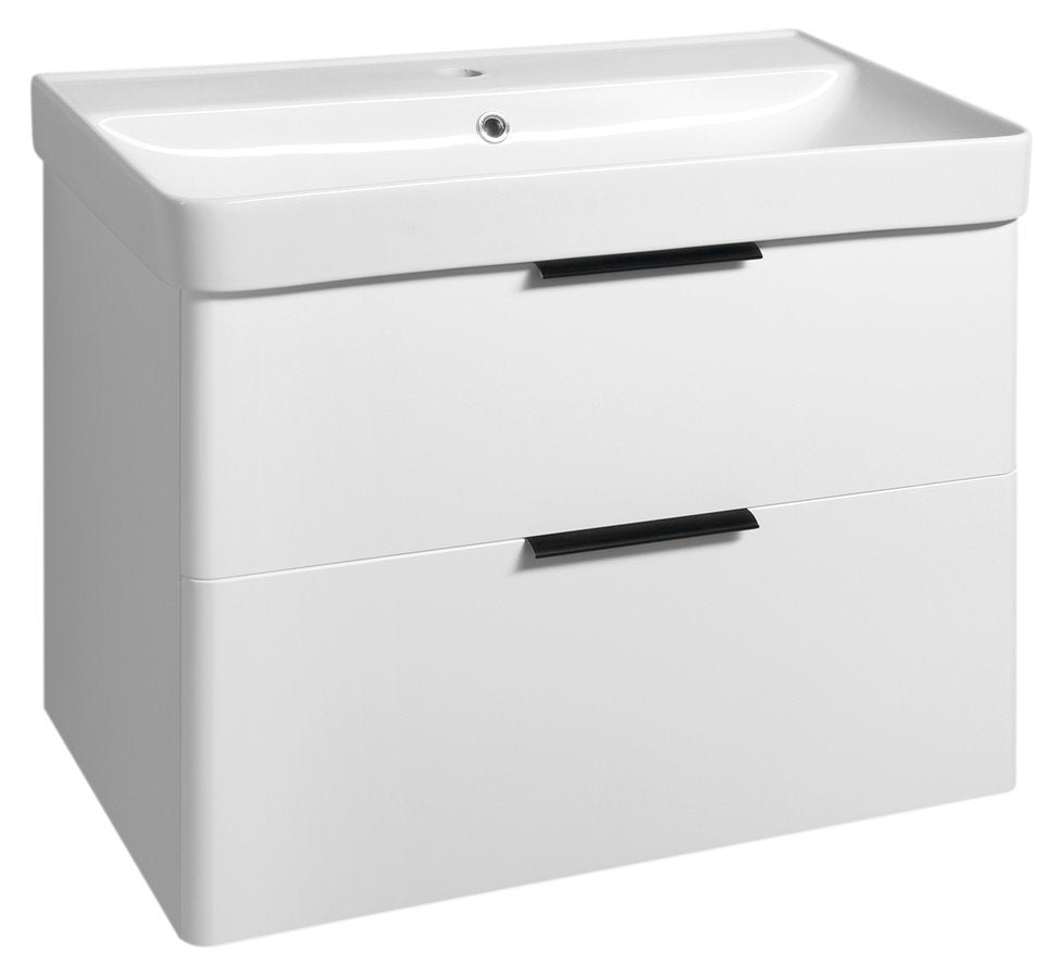 Sapho Deneb Badmeubel 75x40x55 Cm Wit Mat