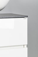 Wastafel onderkast 120cm Odetta greeploos en softclose div. kleuren