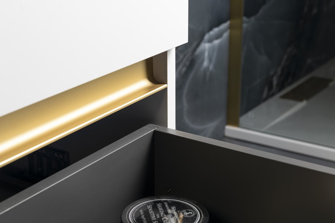 Sapho Badkamerartikel 80 Cm Goud Mat