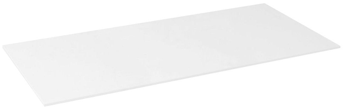 Sapho Rockstone Wastafelblad 96 X 44,5 X 1,2 Cm Mat Wit - afbeelding 1