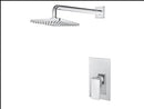 Douchemengkraan met ingebouwde douche zonder uitloop Quadro chroom