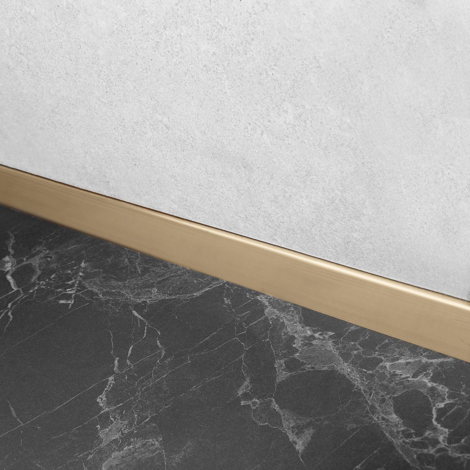 Douchebak profiel 130cm Brush Gold