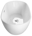 DOURO Vrijstaand Bad 150x80cm, wit inclusief afvoer