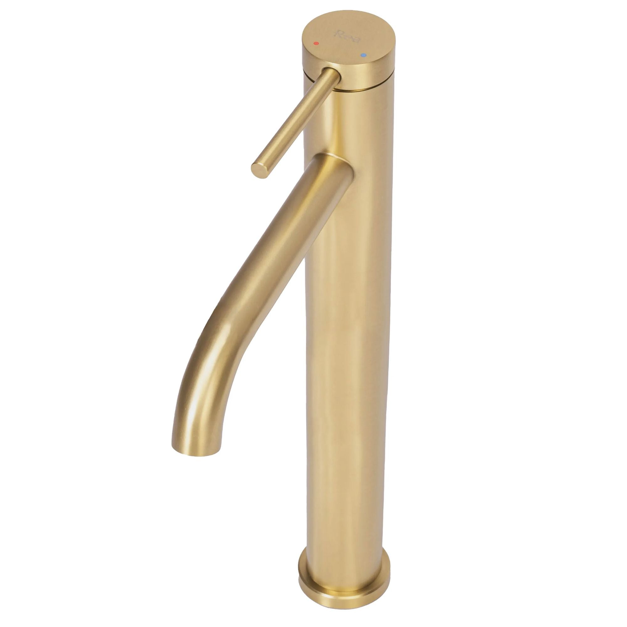 Wastafelkraan Rea Clif Gold Brush High