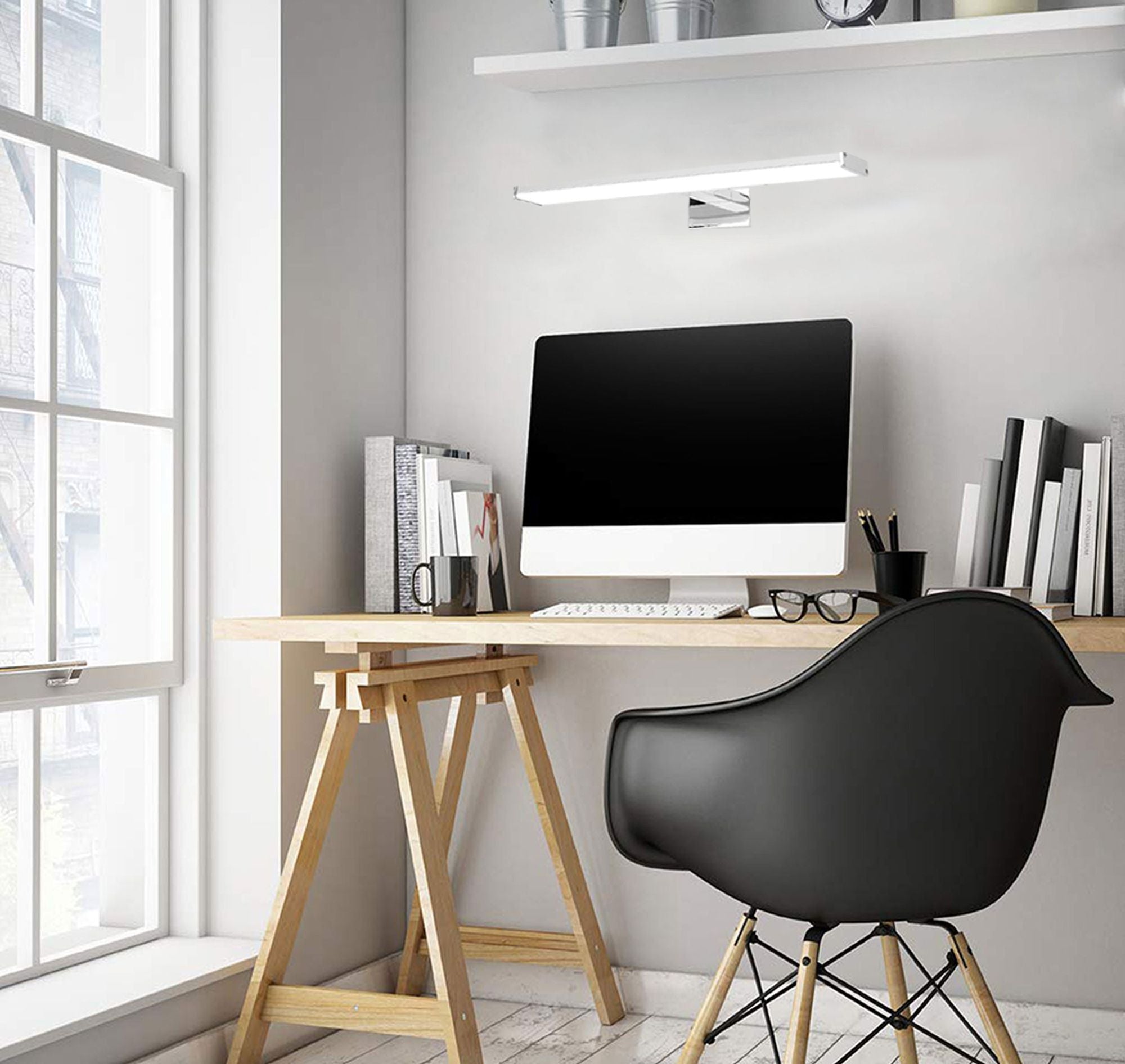 Voor Wandlamp Lampen Azure Led Spiegel 12W 60cm App369-1W Chom