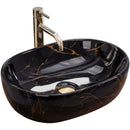 Opzetwastafel Rea Amelia Black Marble shiny
