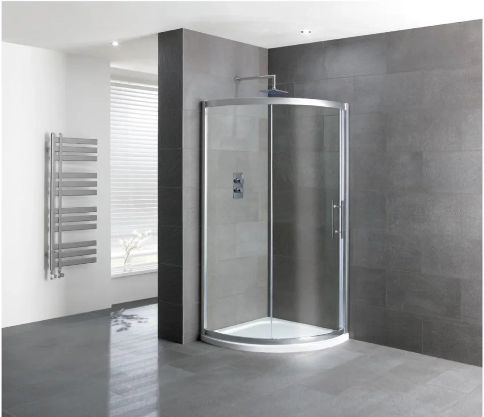 Eastbrook Volente kwartronde douchecabine 100 x 100 x 185 cm - chroom