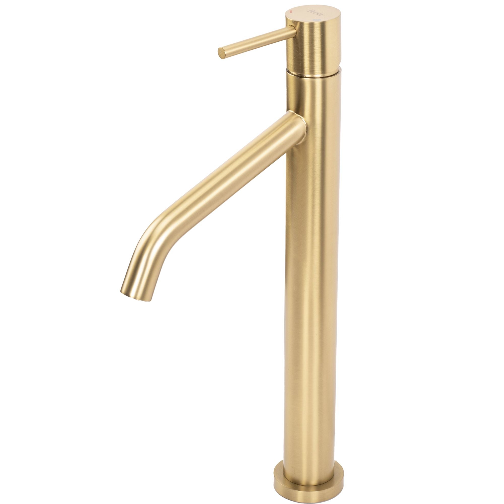 Wastafelkraan Rea Level Gold Brush High