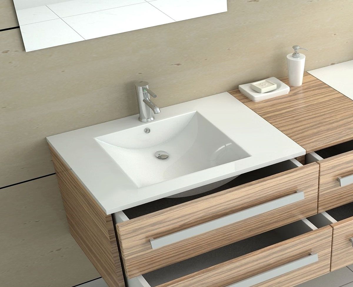 Inbouwwastafel Rea Dafne 75