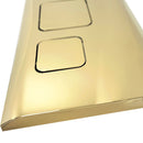 Een frame voor een set inbouw toiletpotten met een F Light Gold knop - View 4