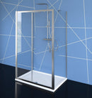 Drie zijden douchecabine Easy Line Chroom U-vorm Schuifdeur 120 cm