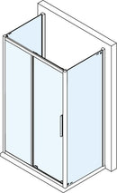 Drie zijden douchecabine Easy Line Chroom U-vorm Schuifdeur 120 cm