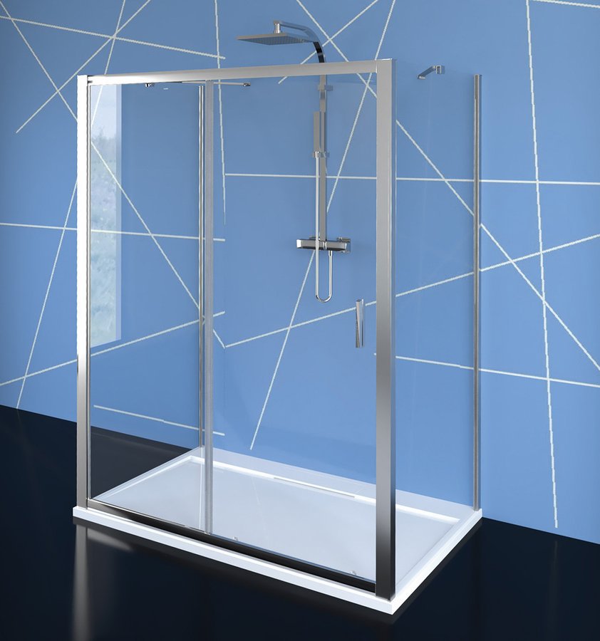Drie zijden douchecabine Easy Line Chroom U-vorm Schuifdeur 140 cm