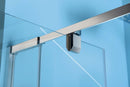 Drie zijden douchecabine Easy Line Chroom U-vorm Draaideur verstelbaar 80-90 cm