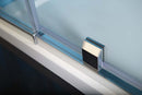 Drie zijden douchecabine Easy Line Chroom U-vorm Draaideur verstelbaar 80-90 cm