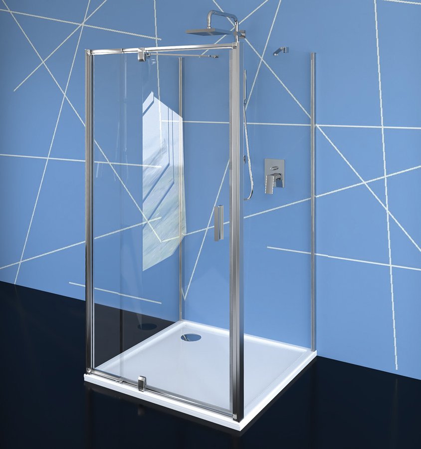 Drie zijden douchecabine Easy Line Chroom U-vorm Draaideur verstelbaar 90-100 cm