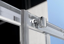 Drie zijden douchecabine Easy Line Chroom U-vorm Schuifdeur 160 cm