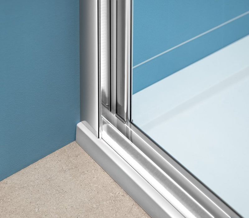 EASY LINE  Douchecabine 100x70 cm met Vouwdeur L/R Helder Glas