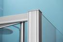 Drie zijden douchecabine Easy Line Chroom U-vorm Vouwdeur 70 cm