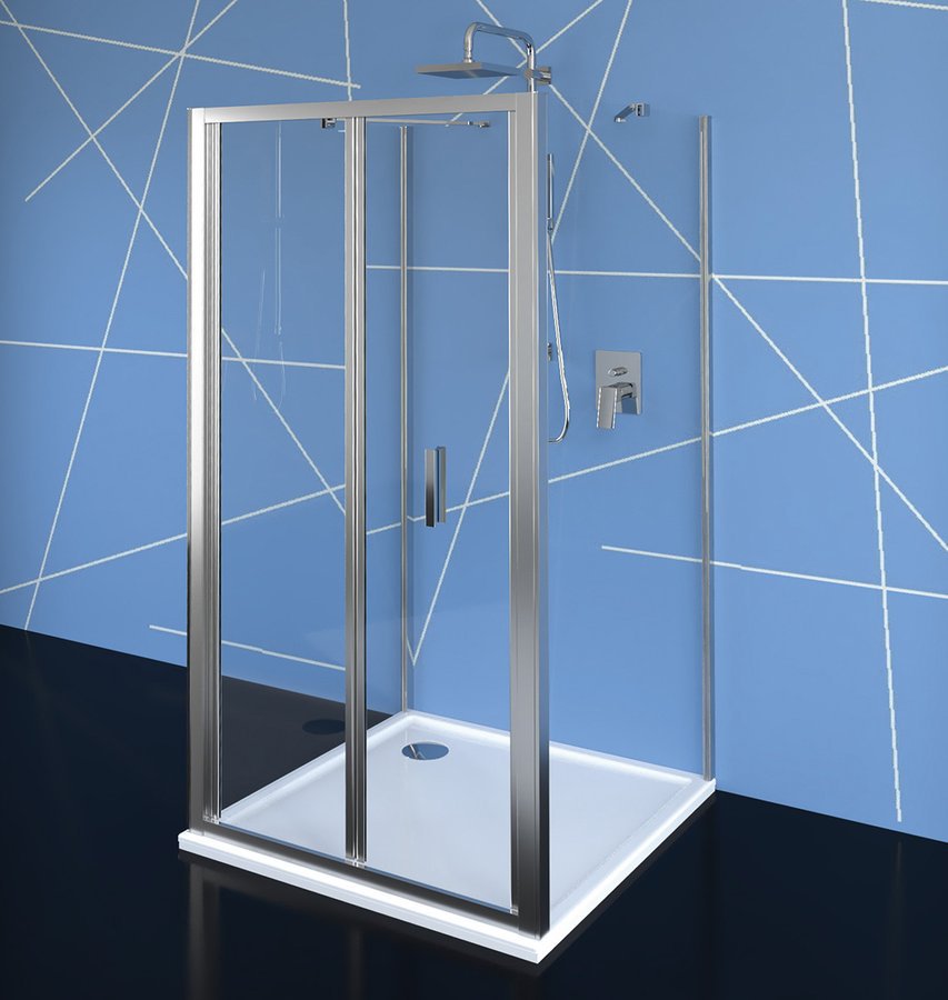 Drie zijden douchecabine Easy Line Chroom U-vorm Vouwdeur 90 cm