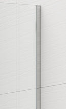 Inloopdouche Douchewand Esca 210x70 Cm Geribbeld Glas Met Chroom Profiel