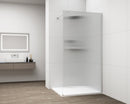 Inloopdouche Douchewand Esca 210x70 Cm Geribbeld Glas Met Chroom Profiel