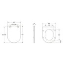 Toiletzitting Isabella Softclose, Wit