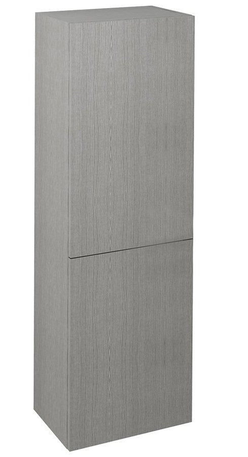 Espace Kolomkast 50x172x32cm 2-Deurs Zilver Eiken