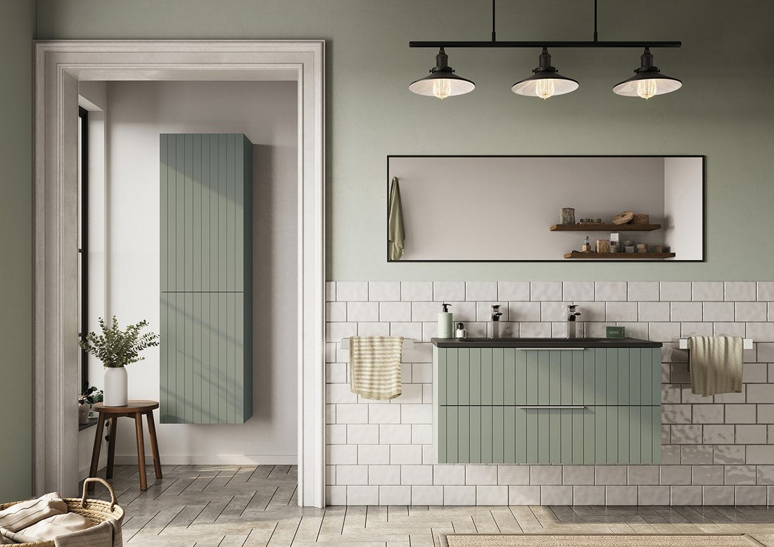 Sapho Espace Hoge Kast 50x30x170 Cm Verde