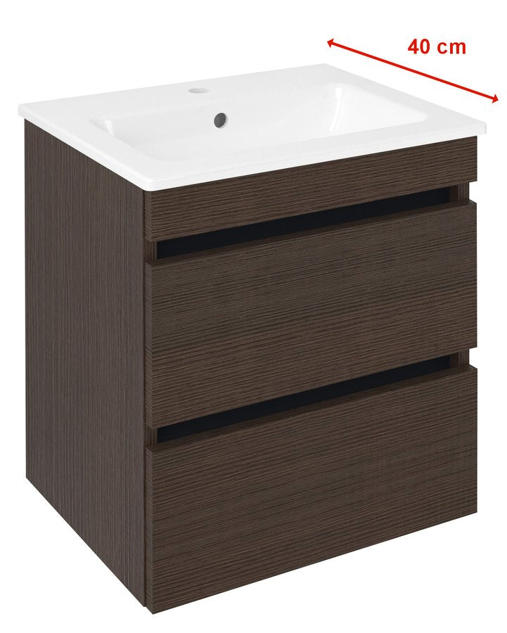 Badmeubel Ezara 50x39x54 cm Rustiek Eiken