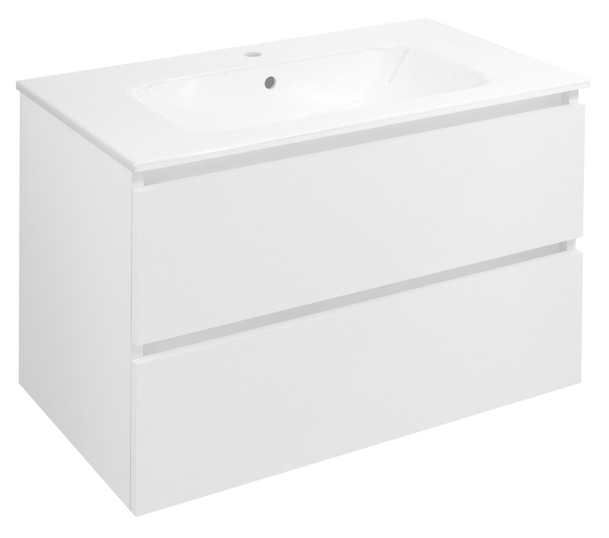 Sapho Ezara Badmeubel 80x45x50 Cm Hoogglans Wit