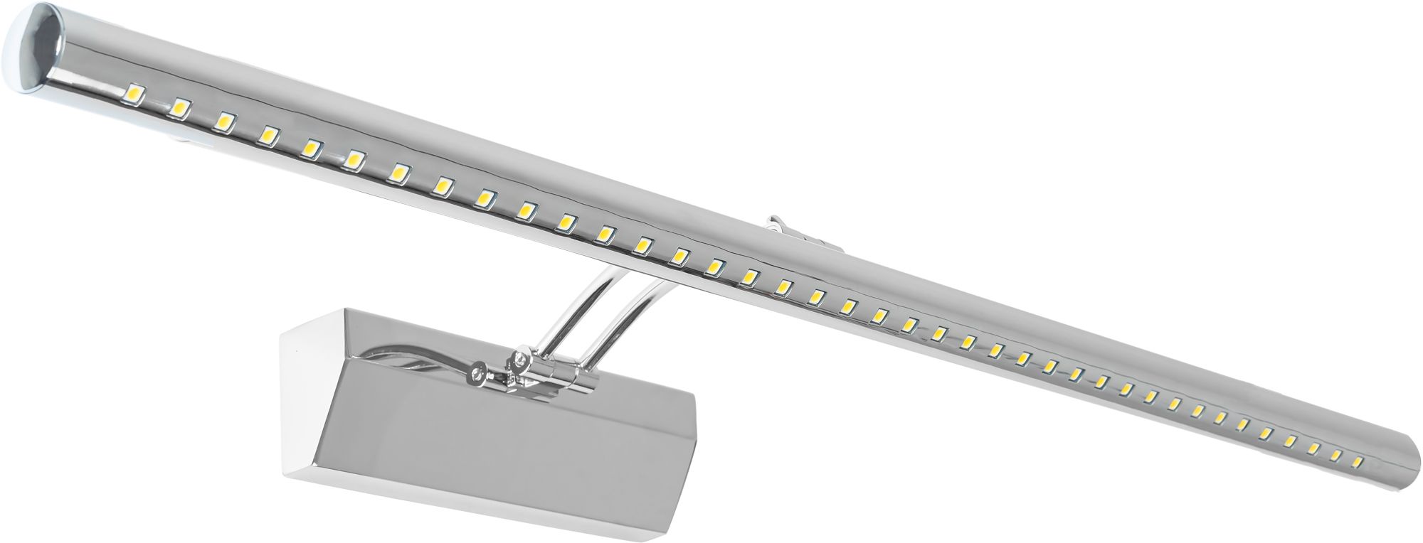 Wandlamp, Azuurblauwe leidde Boven Een Spiegel 9W 70cm App366-1W Chrome