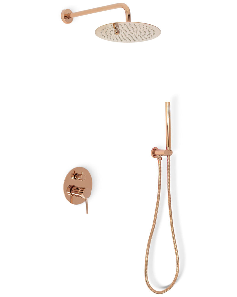 Inbouw regendoucheset Rea Lungo Rose Gold  + BOX - View 5