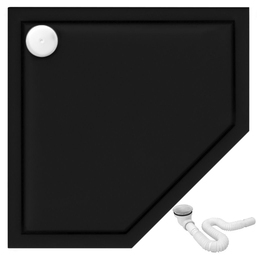 Douchebak Rea Diamond Zwart 90 x 90