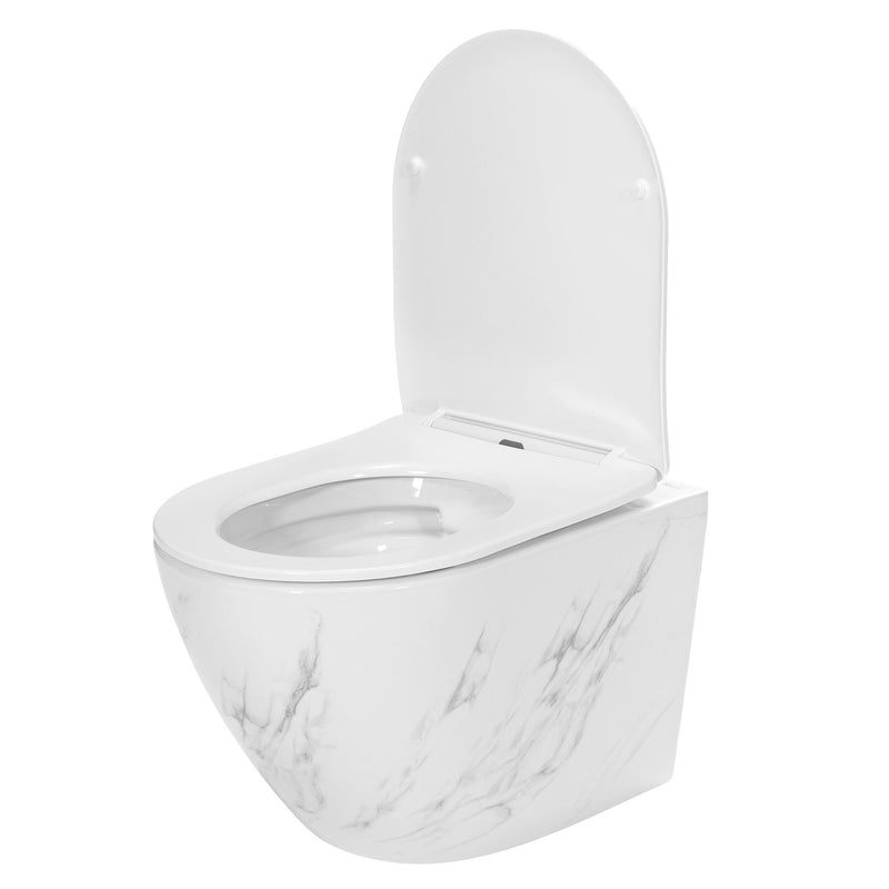 Hangende toilet Rea Carlos Nature Marble - View 4