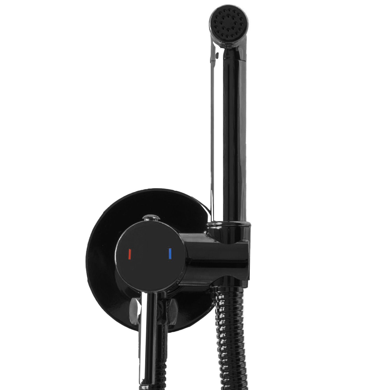 Inbouw Bidetmengkraan Rea Lungo Loop Black Metalic
