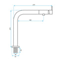 Keukenkraan REA COLE BRUSH Steel - View 5