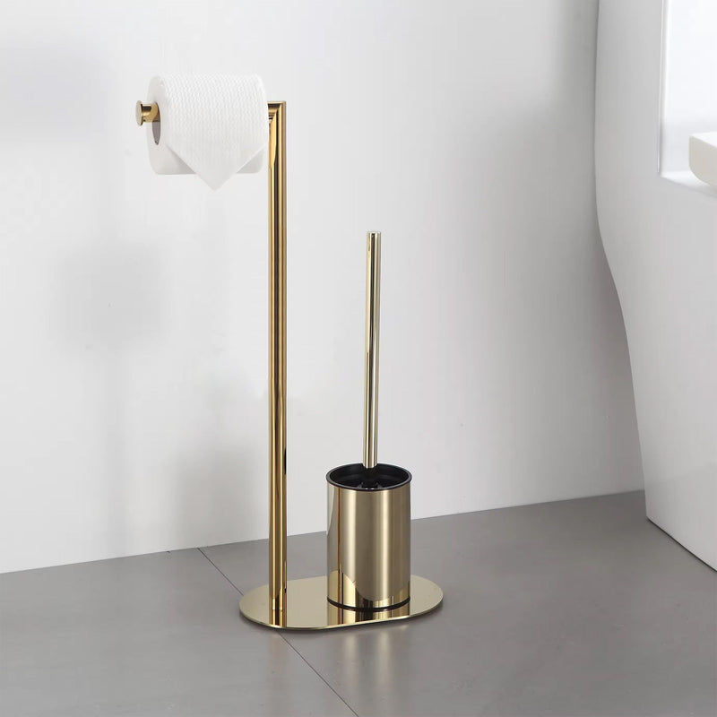 Toiletpapier en borstelhouder 332871 Gold - View 5