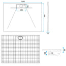 Douchebak Rea Bazalt long Black   80x120 - View 9
