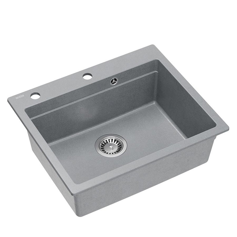 granieten spoelbak KURT 110 WORKSTATION Grey Metallic - View 5