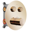 Inbouw regendoucheset Rea Lungo Gold met thermostaat + BOX - View 2