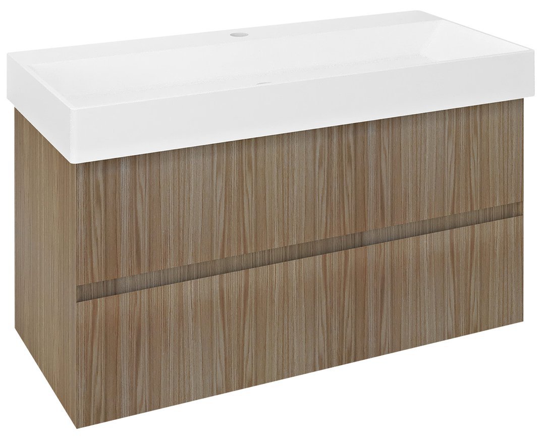 Sapho Filena Wastafelonderkast 95 X 43 X 51,5 Cm Eiken - afbeelding 1
