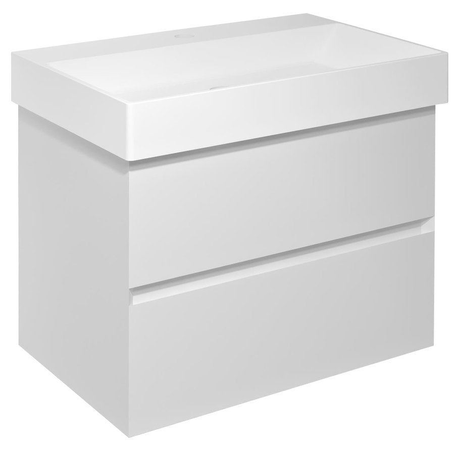 Sapho Filena Wastafelonderkast 67 X 43 X 51,5 Cm Mat Wit - afbeelding 1