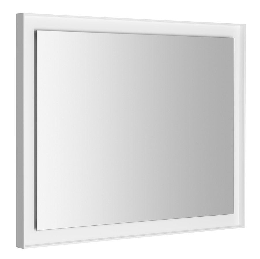 Badkamerspiegel Sapho Flut 90×70 cm Wit — met LED-verlichting