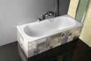 Aqualine Jizera Rechthoekig Ligbad 120x70 cm Wit afbeelding 3