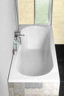 Aqualine Jizera Rechthoekig Ligbad 120x70 cm Wit afbeelding 4