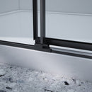 Dragon Douchecabine 120x90 Mat Zwart Antikalk Omkeerbaar