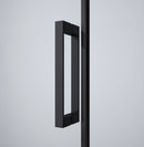 Dragon Douchecabine 120x90 Mat Zwart Antikalk Omkeerbaar